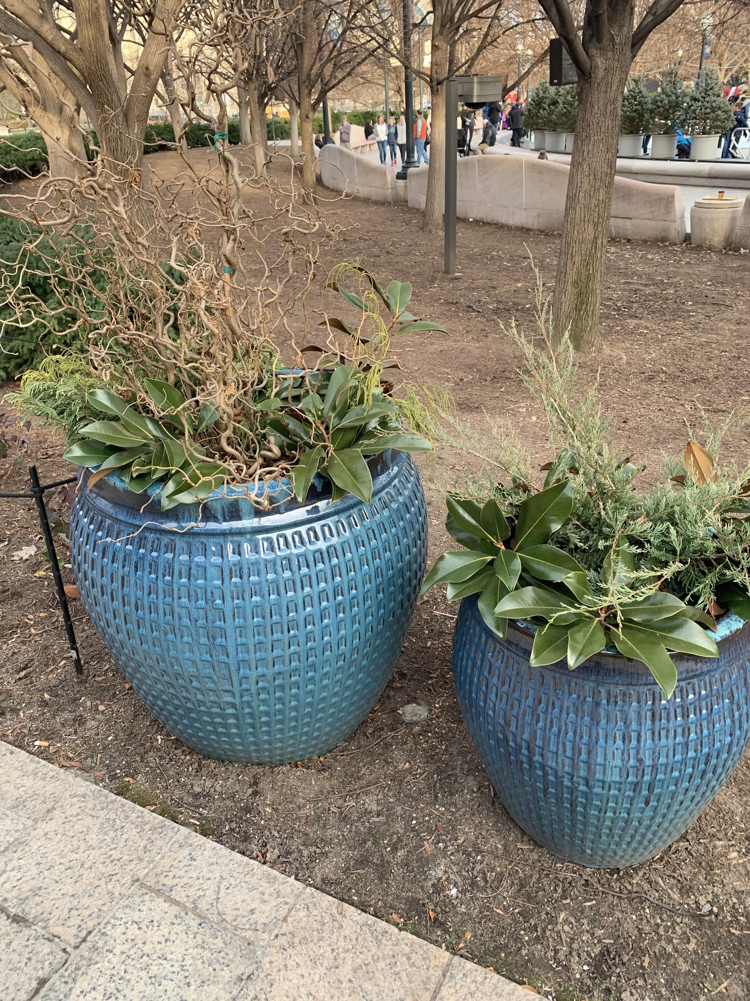 アート322　「オーガニック・プラネット(グリーンブルー)」　インテリア Sculpture Gardens — Jenny Lijoi